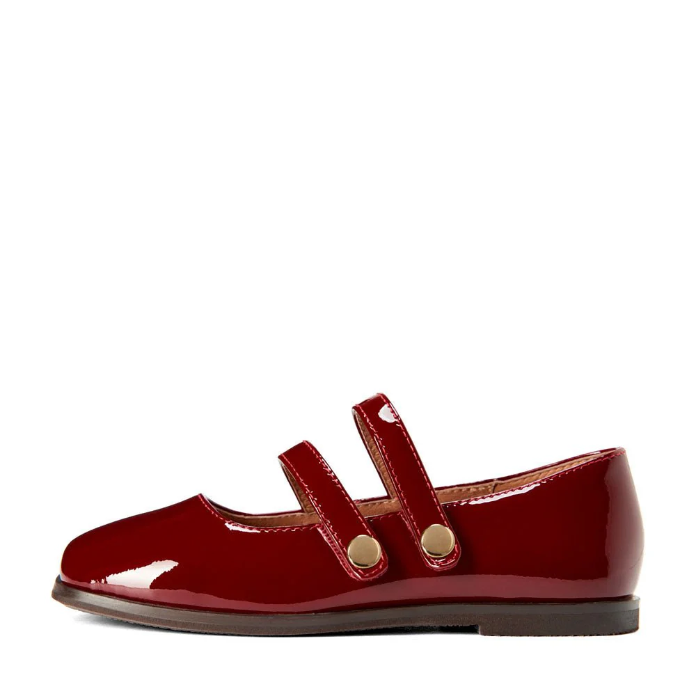 Diana Burgundy Shoes