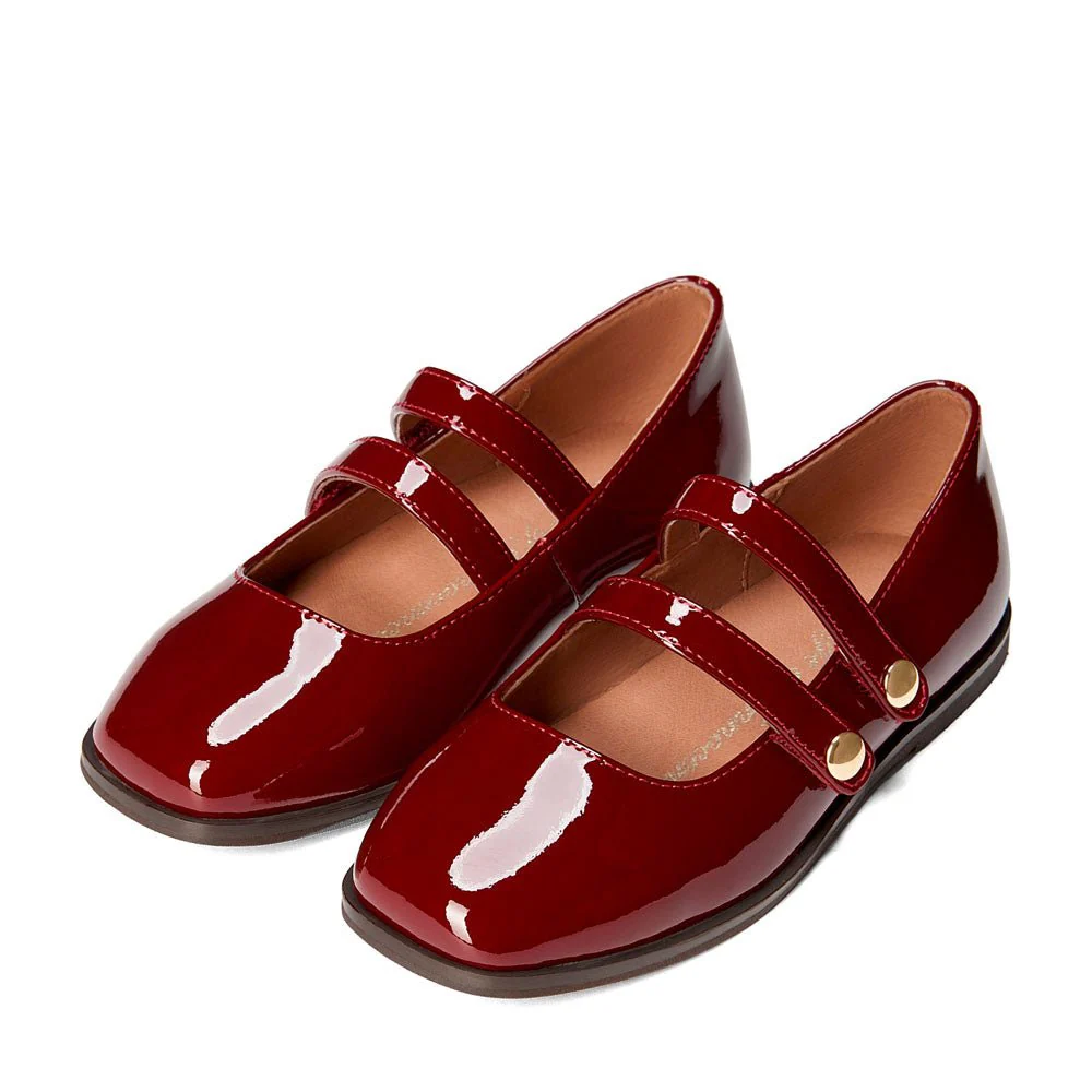 Diana Burgundy Shoes - Image 2