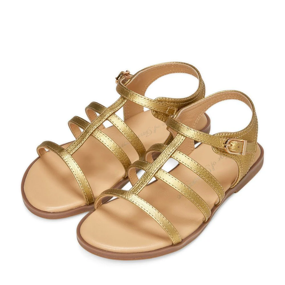 Effie Gold Sandals - Image 2