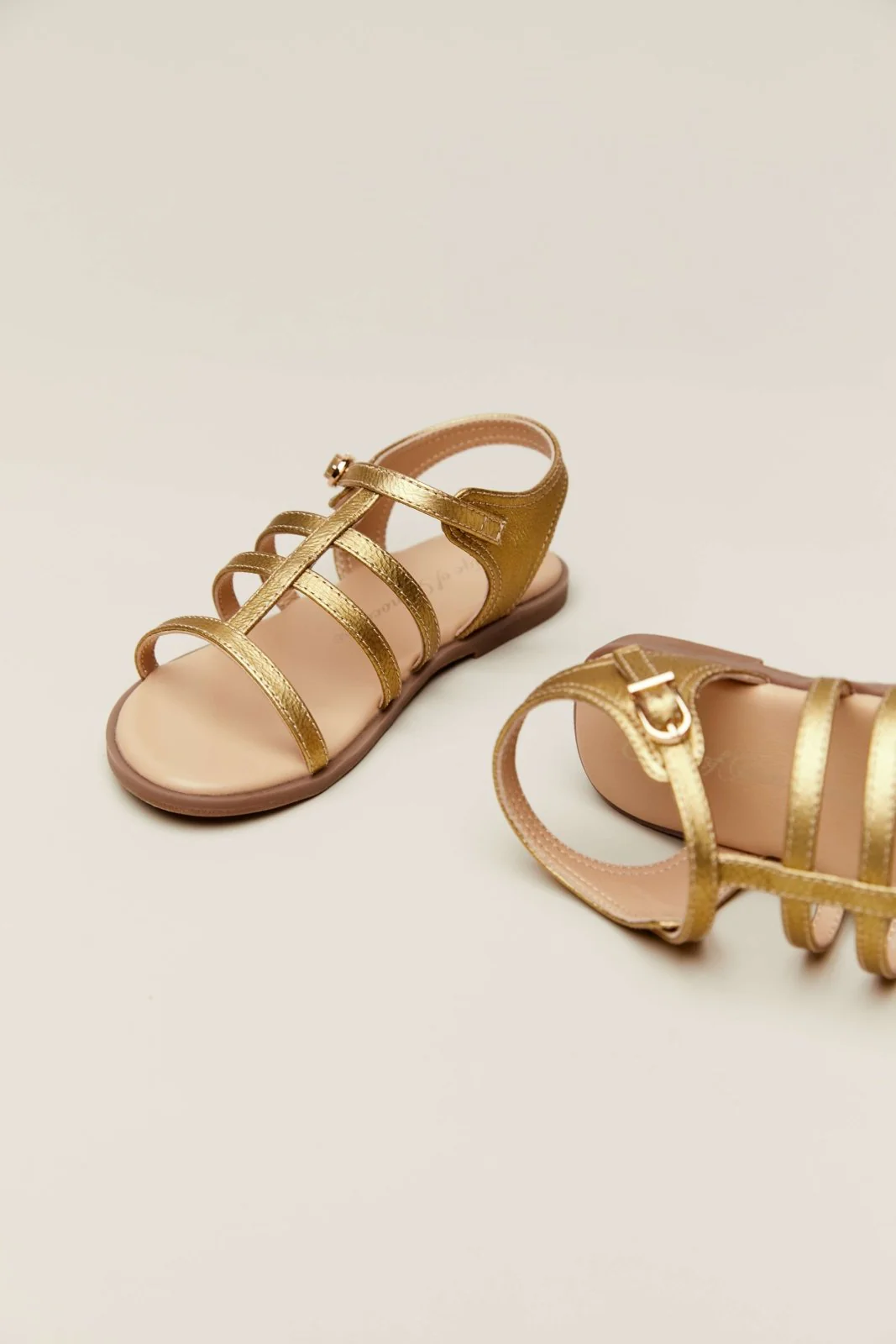 Effie Gold Sandals - Image 4