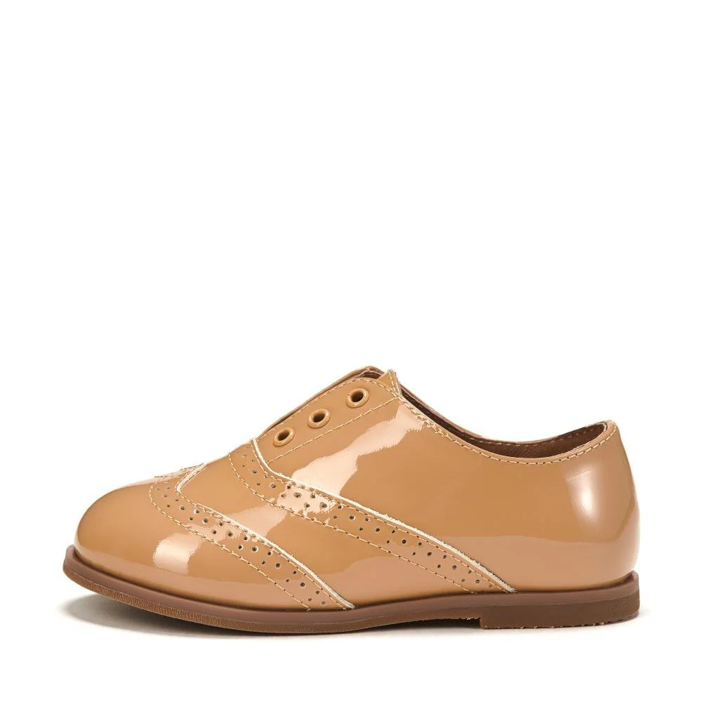 Elenor Beige Brogues