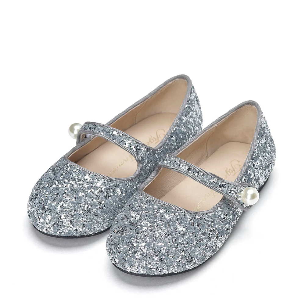 Elin Glitter Silver Shoes - Image 2