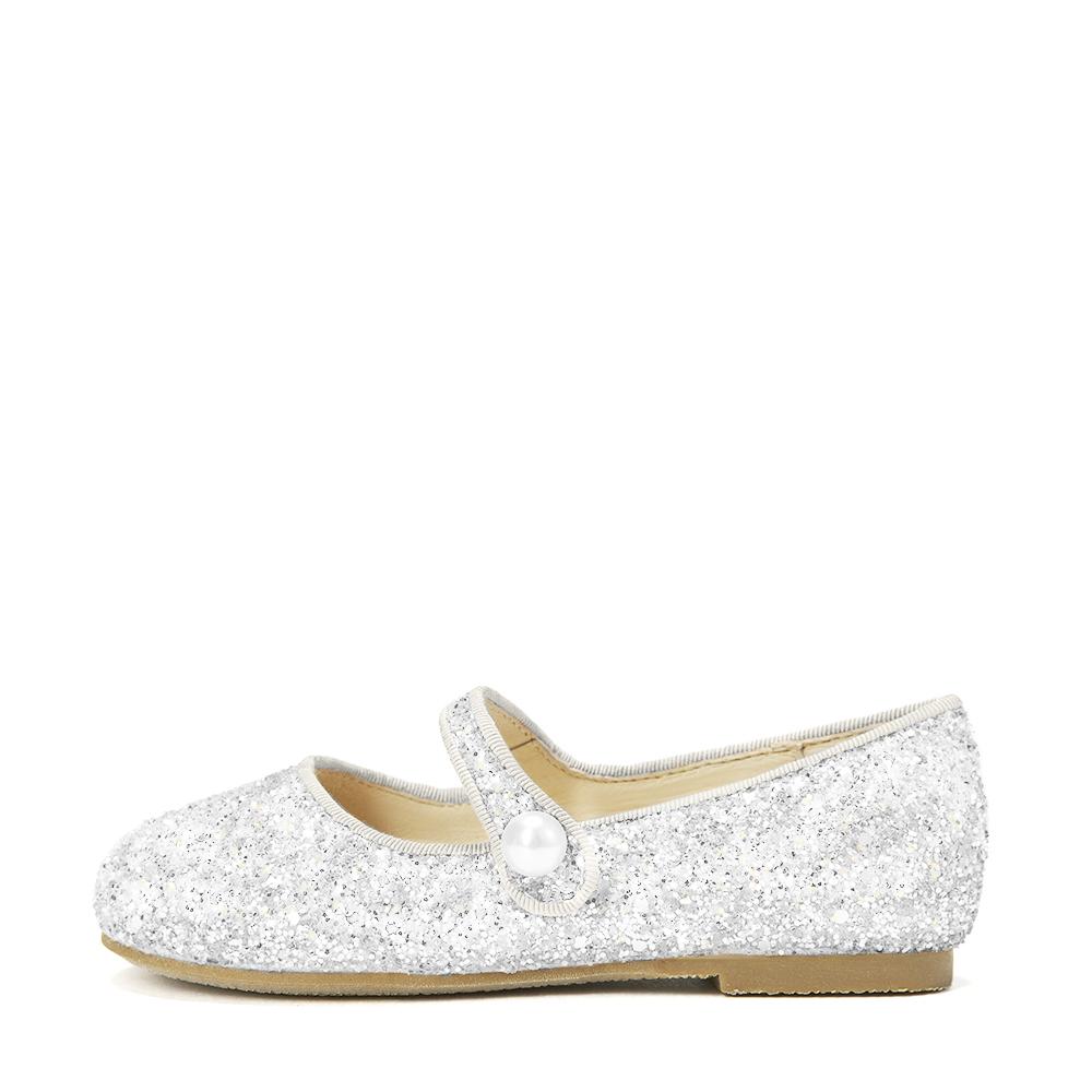 Elin Glitter White Shoes