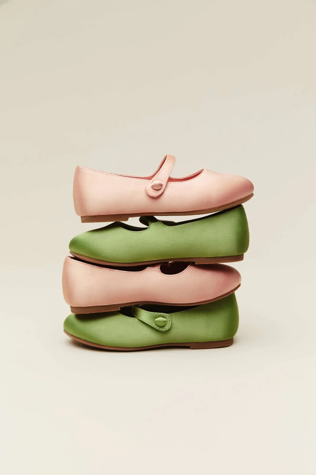 Elin Satin Green Shoes - Image 4