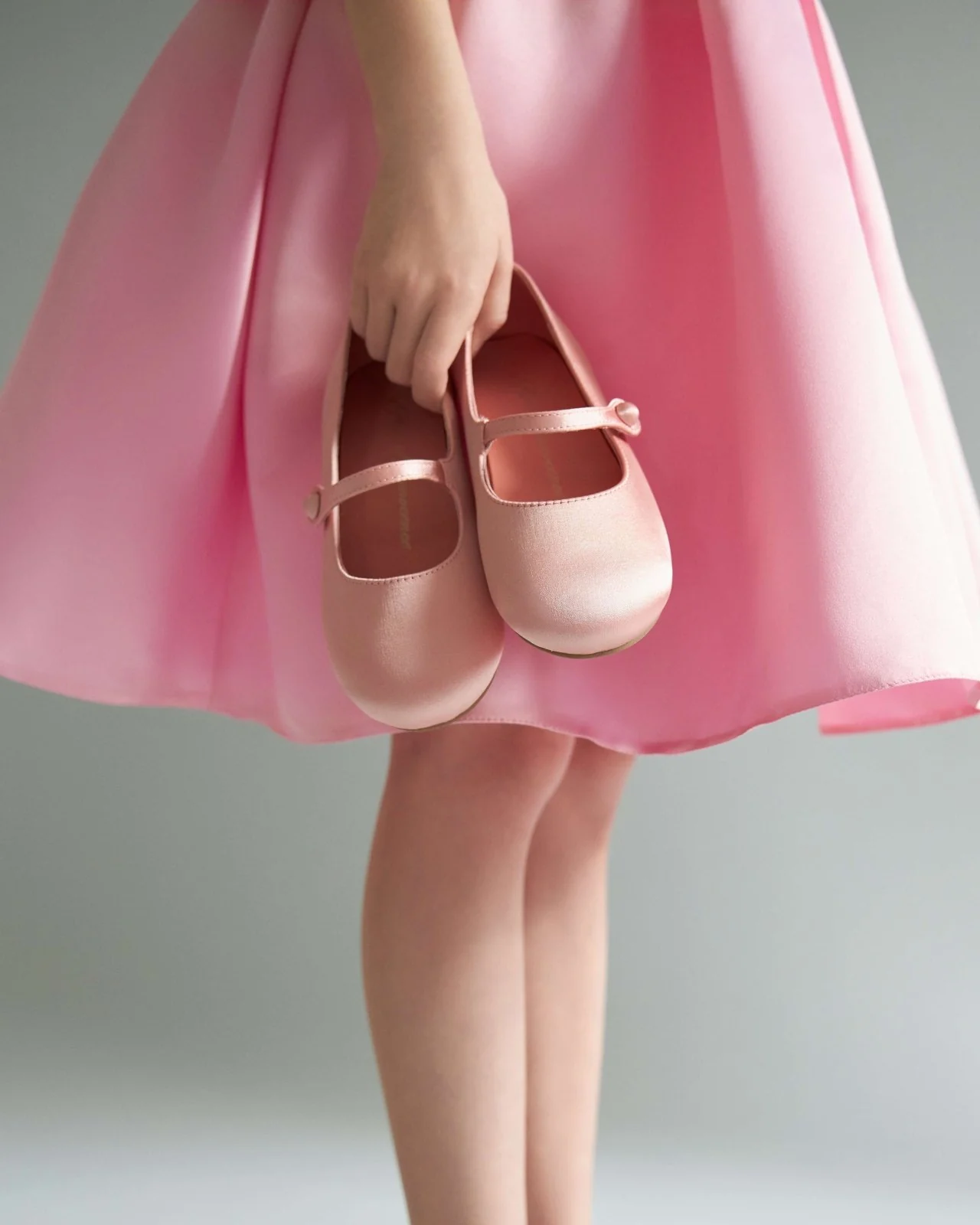 Elin Satin Pink Shoes - Image 3