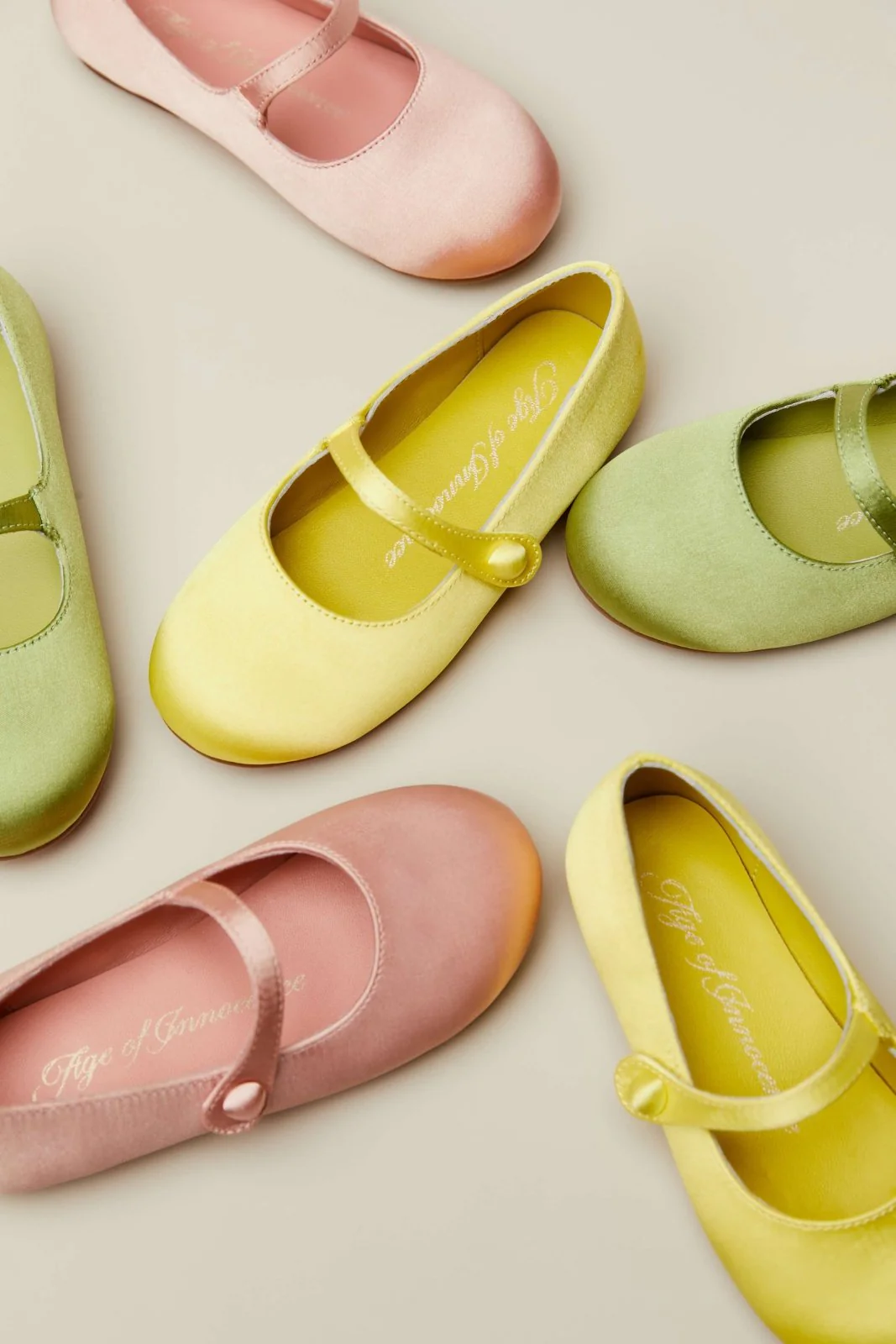 Elin Satin Yellow Shoes - Image 3