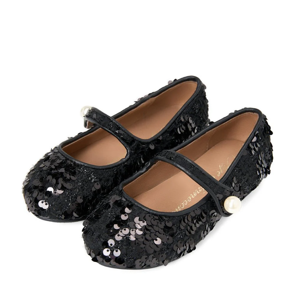 Elin Sequins 2.0 Black Shoes - Image 2