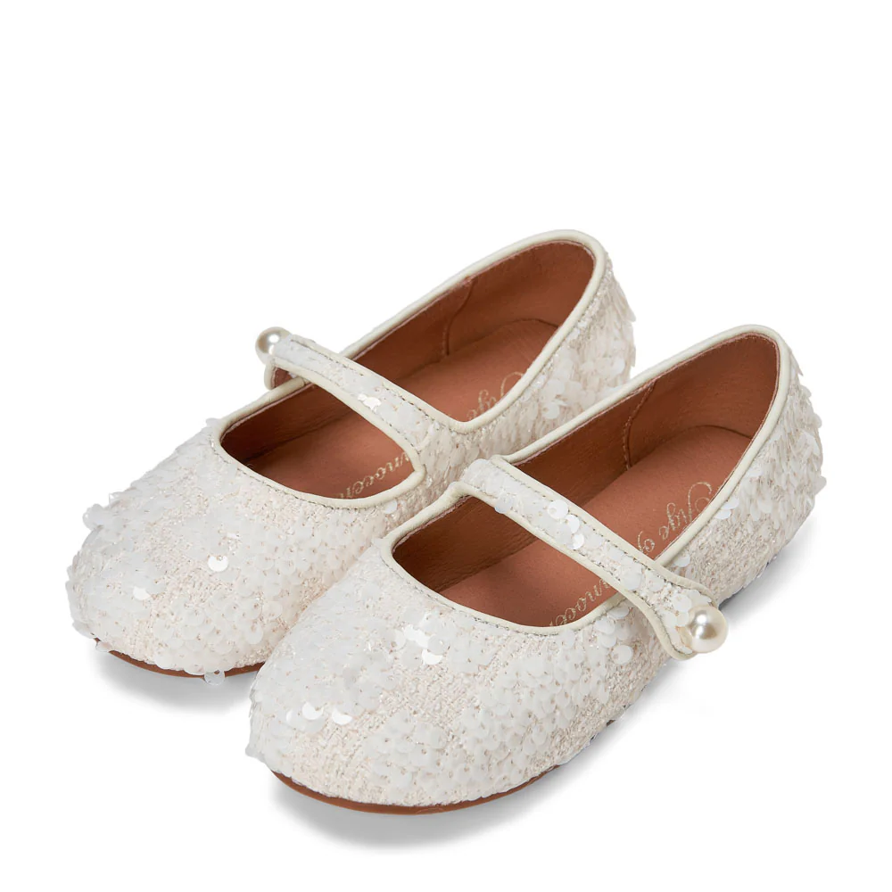 Elin Sequins 2.0 White Shoes - Image 2