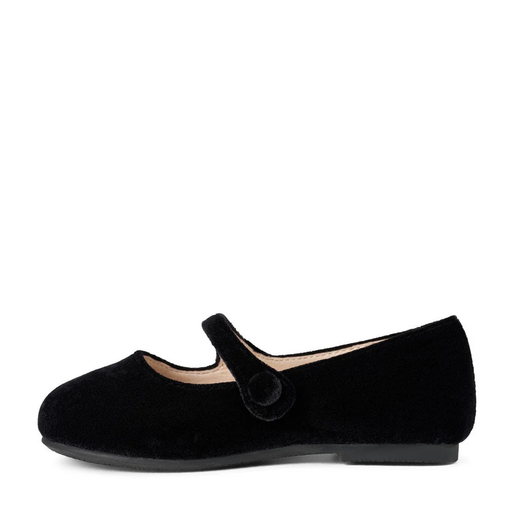 Elin Velvet Black Shoes