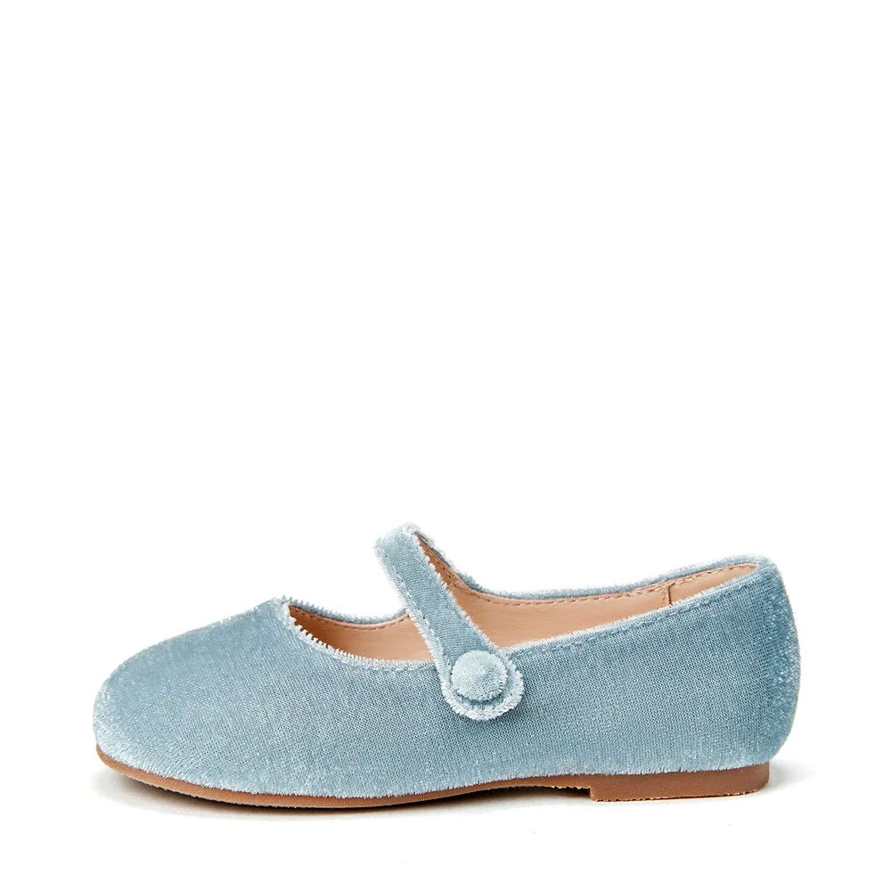 Elin Velvet Blue Shoes