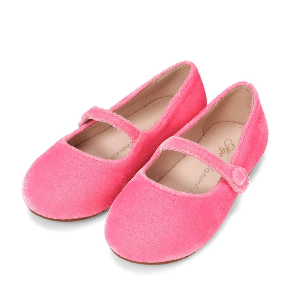 Elin Velvet Pink Shoes - Image 2
