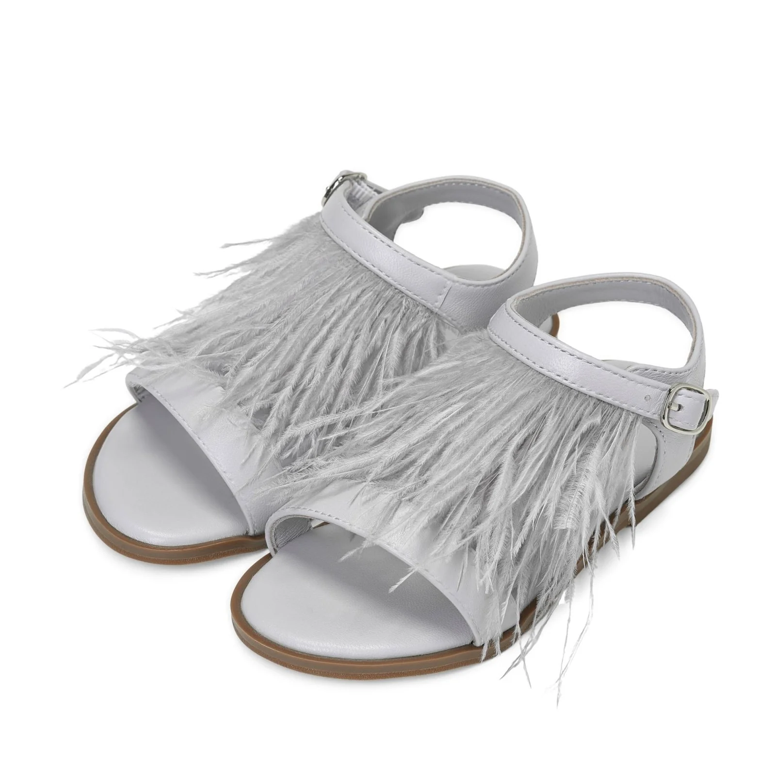 Elle Grey Sandals - Image 2