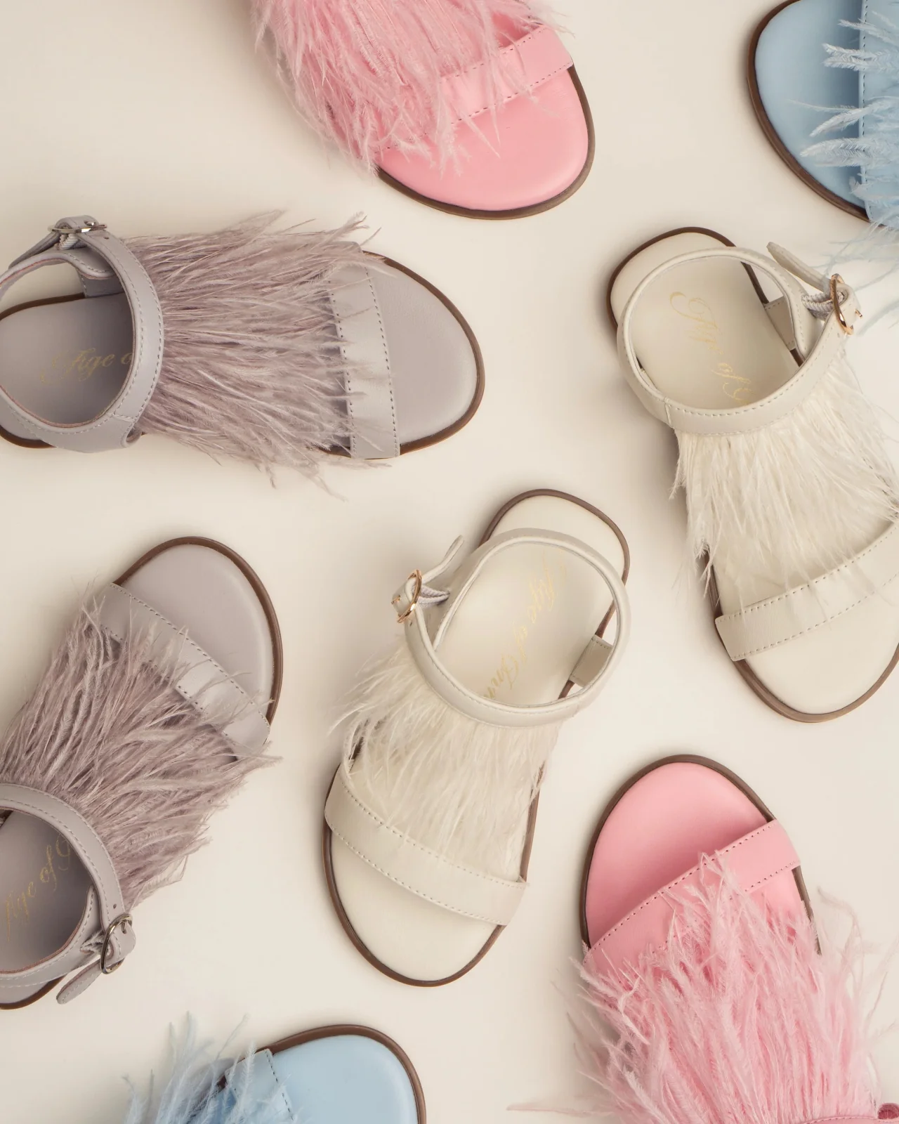 Elle Grey Sandals - Image 3