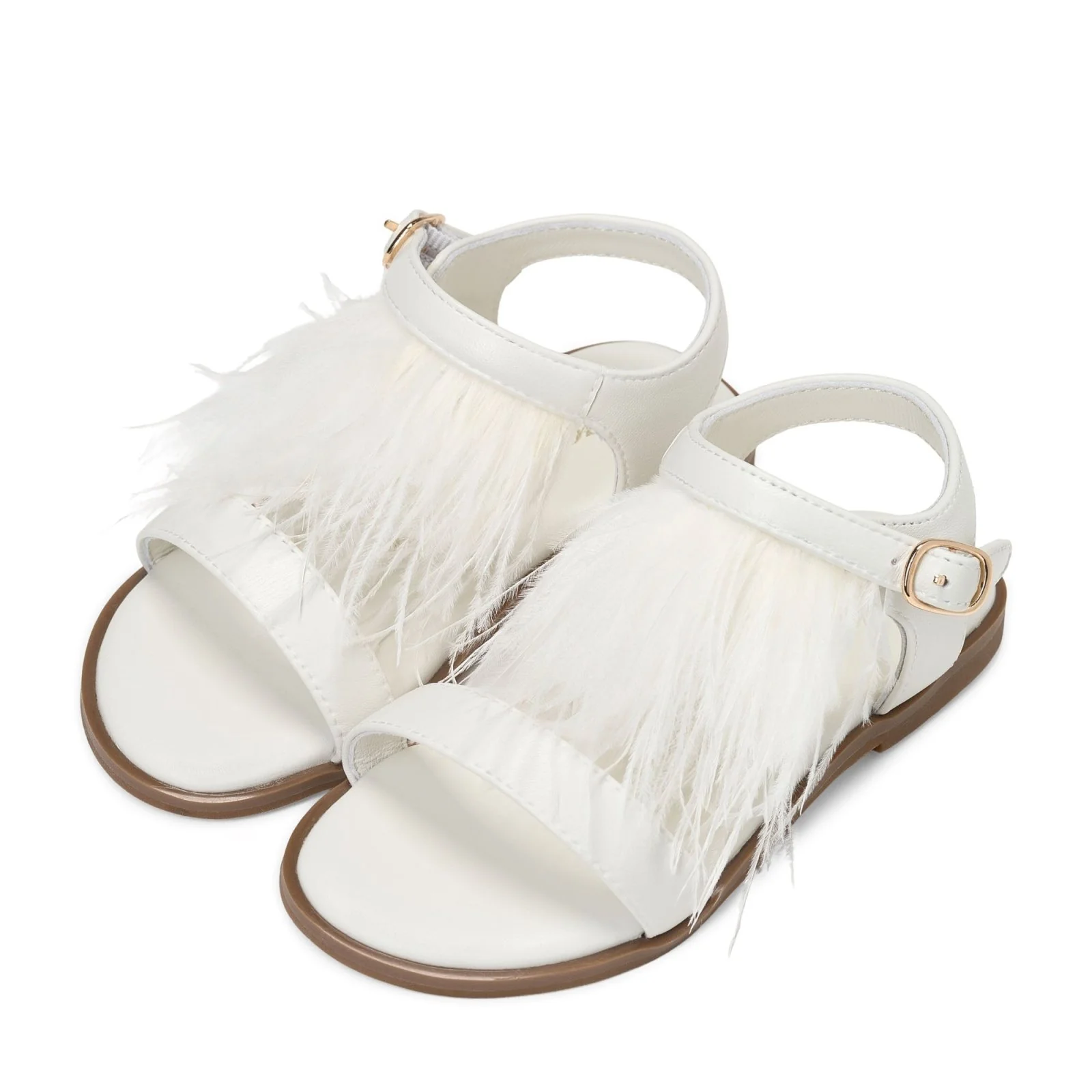 Elle White Sandals - Image 2