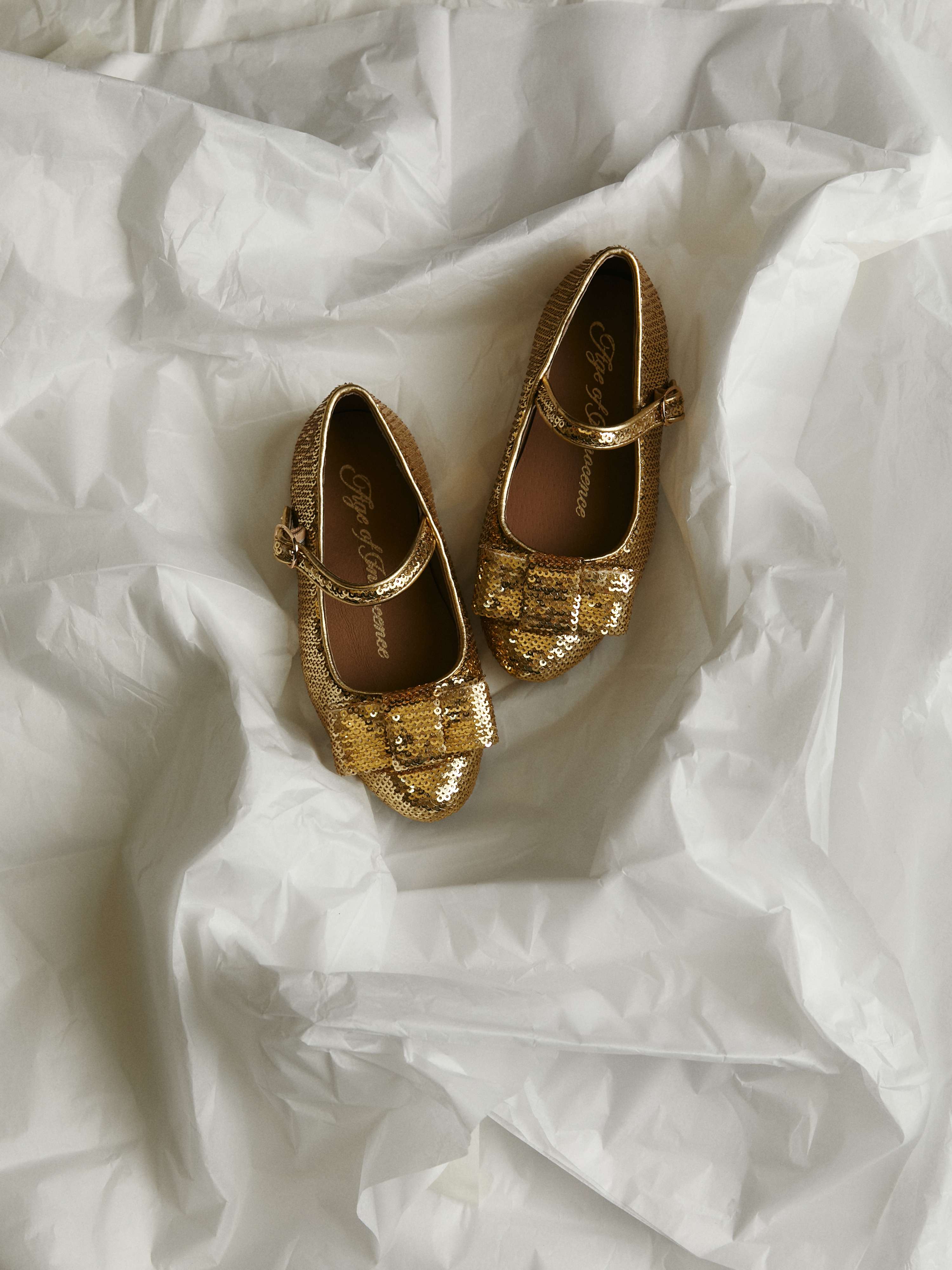 Ellen Sequins Gold Shoes - Image 4