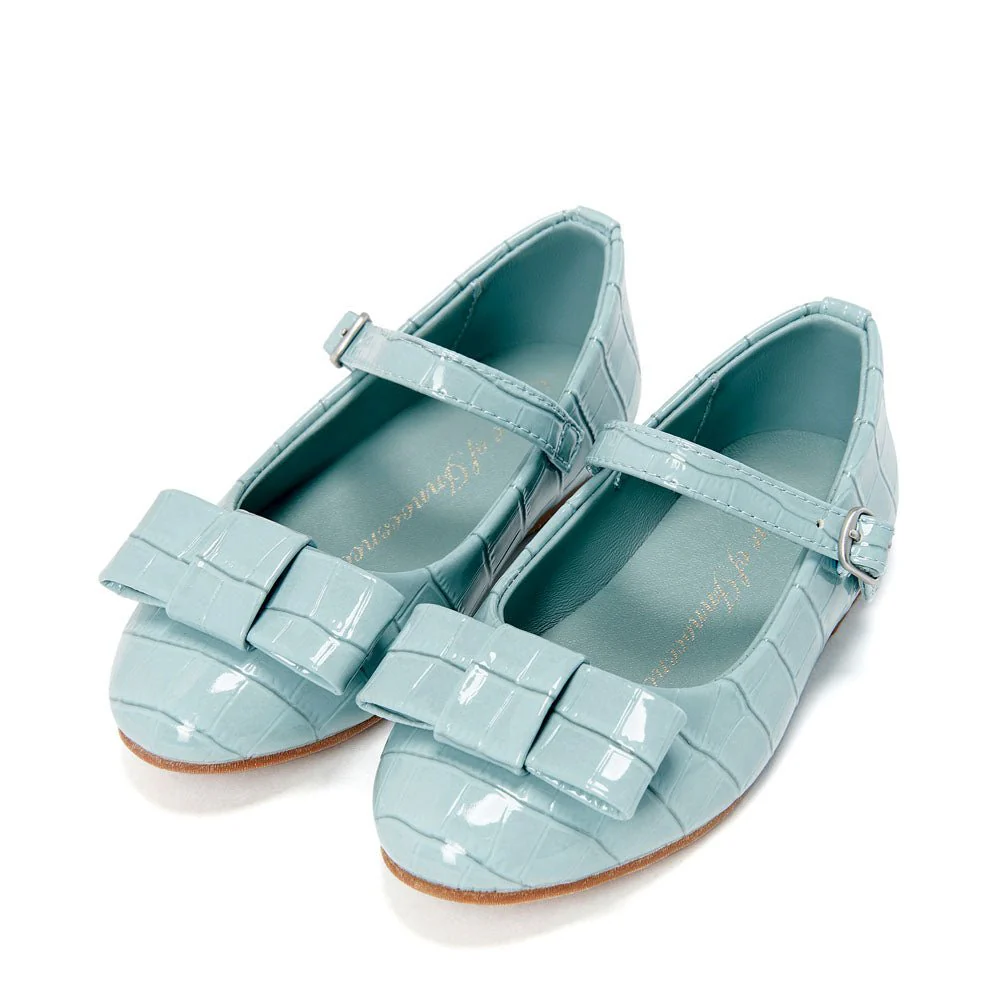 Ellen Croco Blue Shoes - Image 2