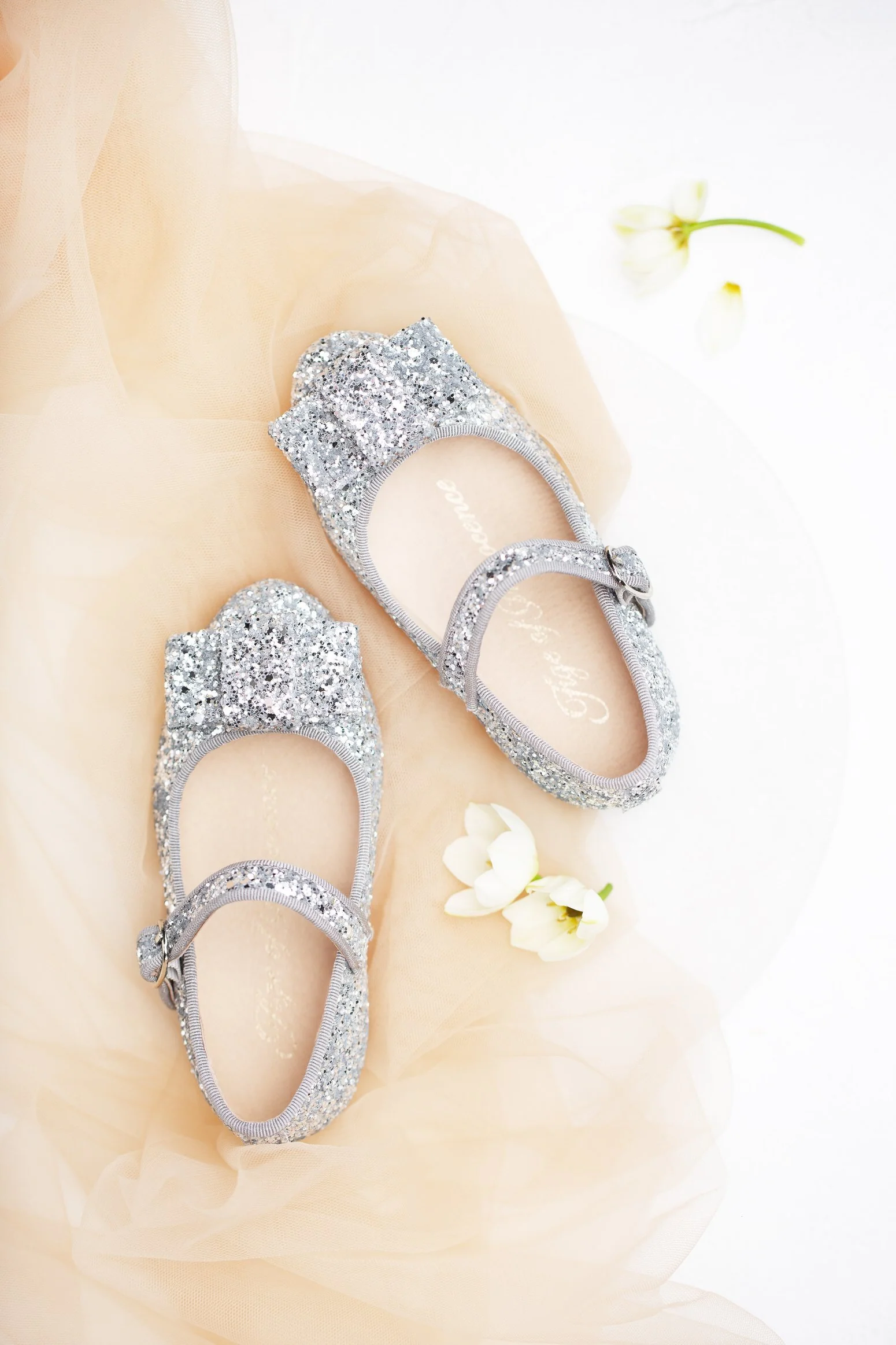 Ellen Glitter Silver Shoes - Image 4