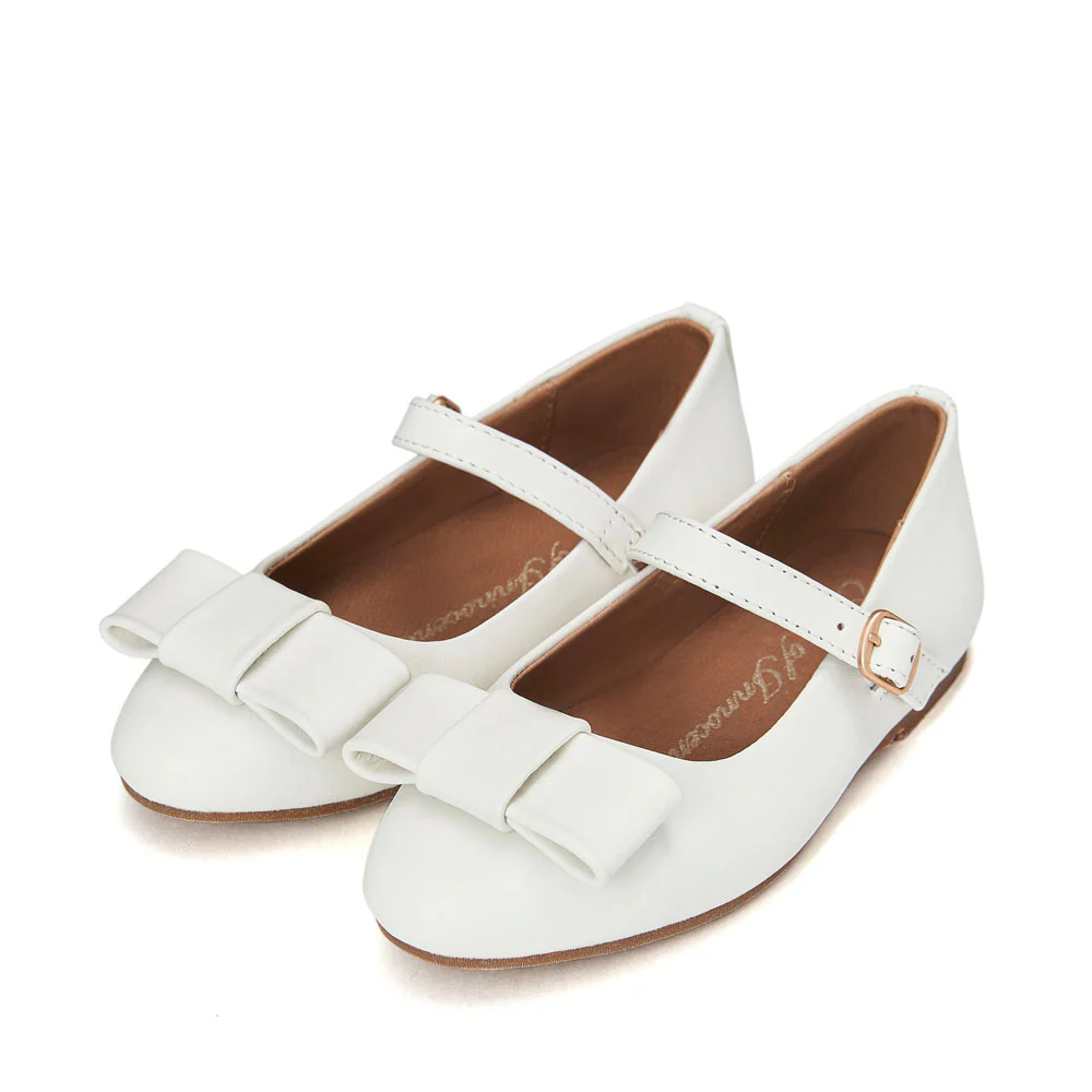 Ellen Leather White Shoes - Image 2