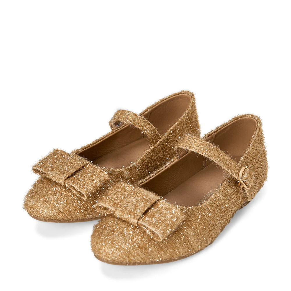 Ellen Lurex Gold Shoes - Image 2
