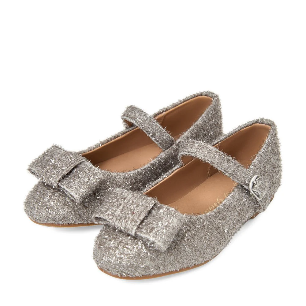 Ellen Lurex Grey Shoes - Image 2