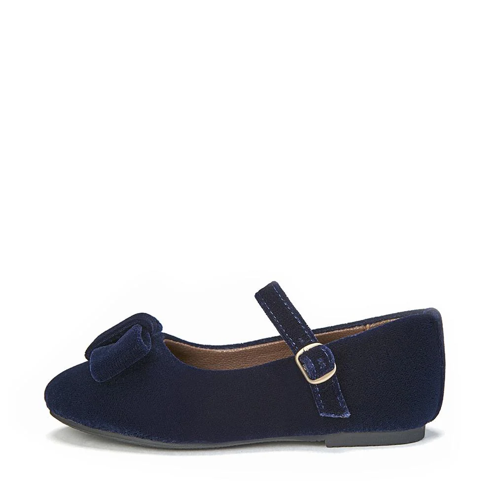 Ellen Velvet Navy Shoes