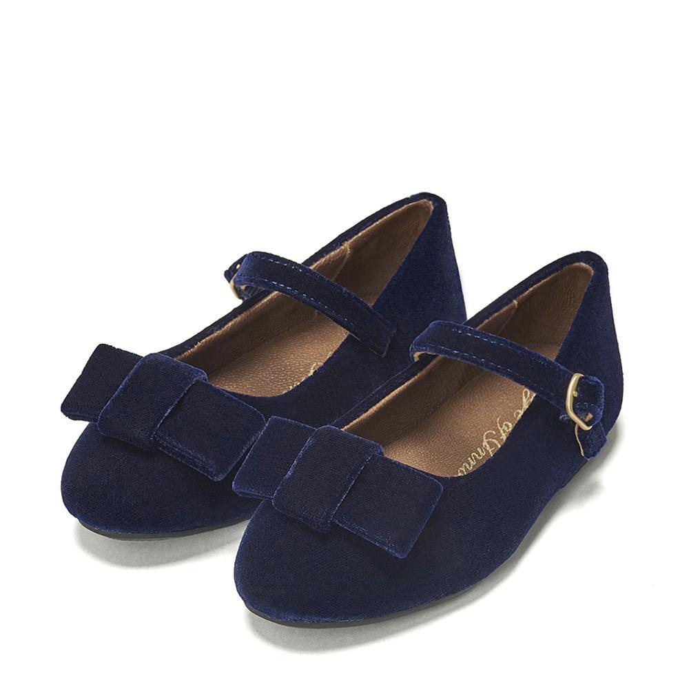 Ellen Velvet Navy Shoes - Image 2