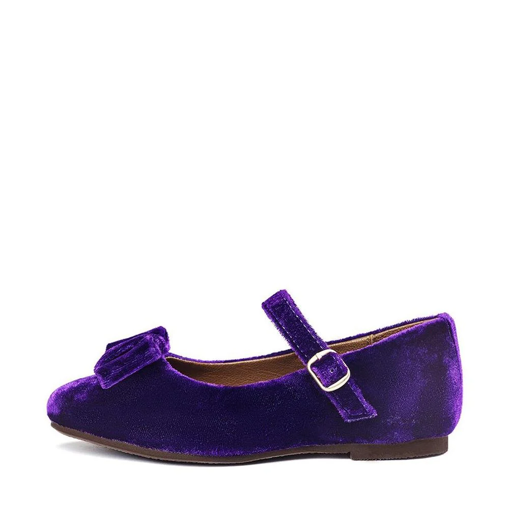 Ellen Velvet Violet Shoes