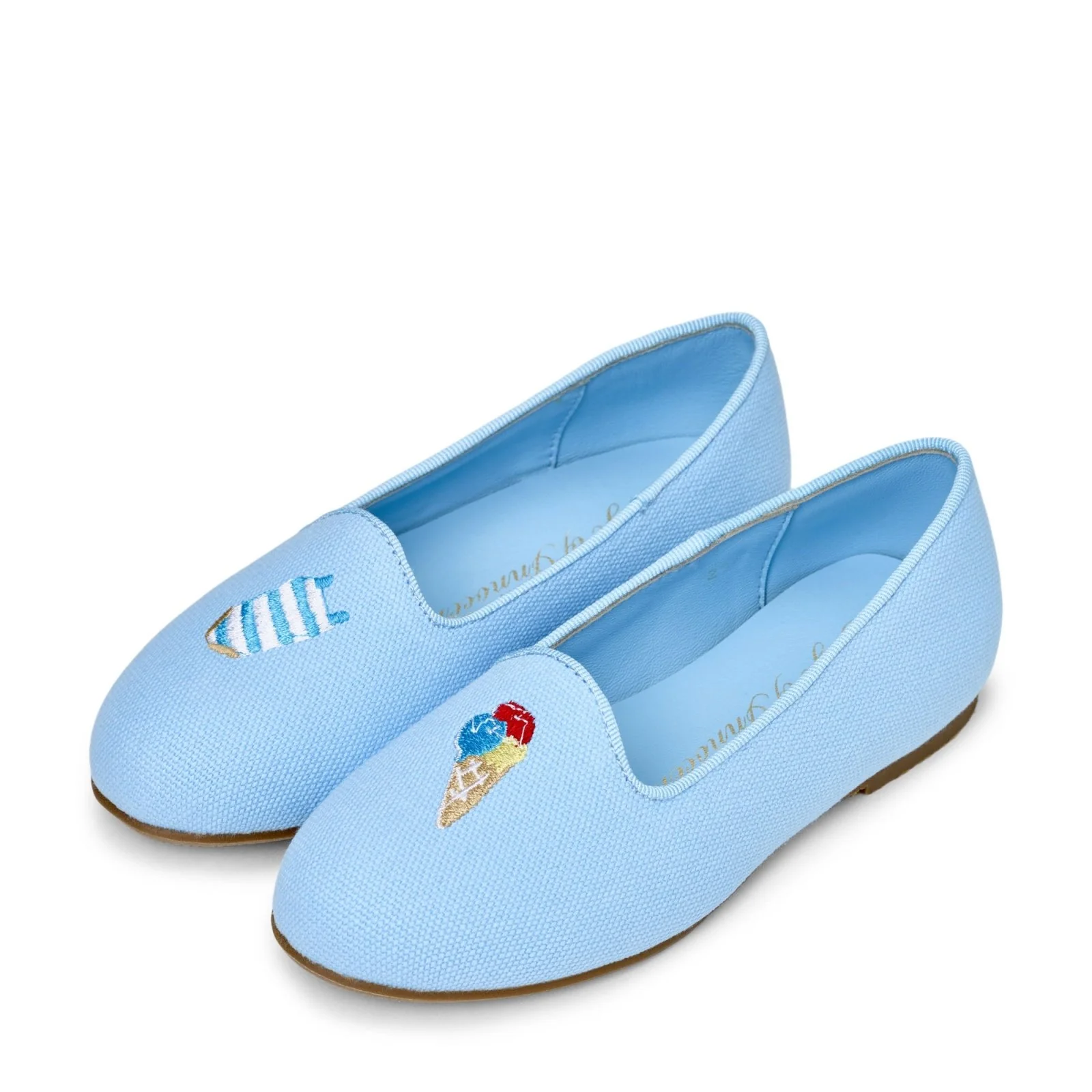 Elva Blue Loafers - Image 2