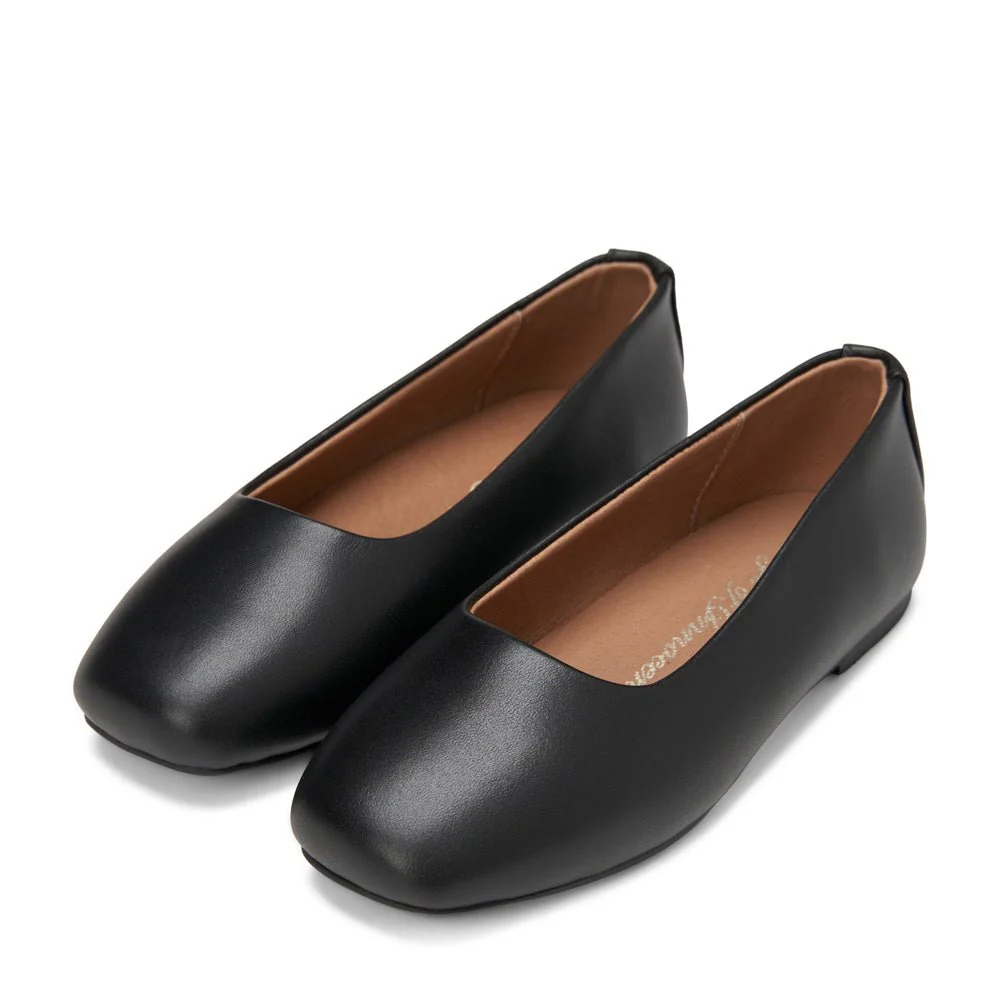 Ember Black Flats - Image 2