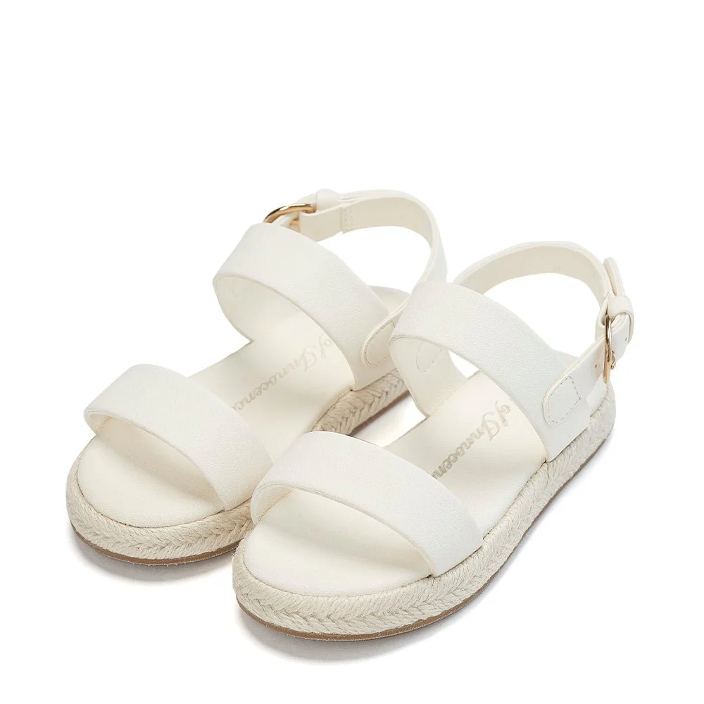 Emilia White Espadrilles - Image 2