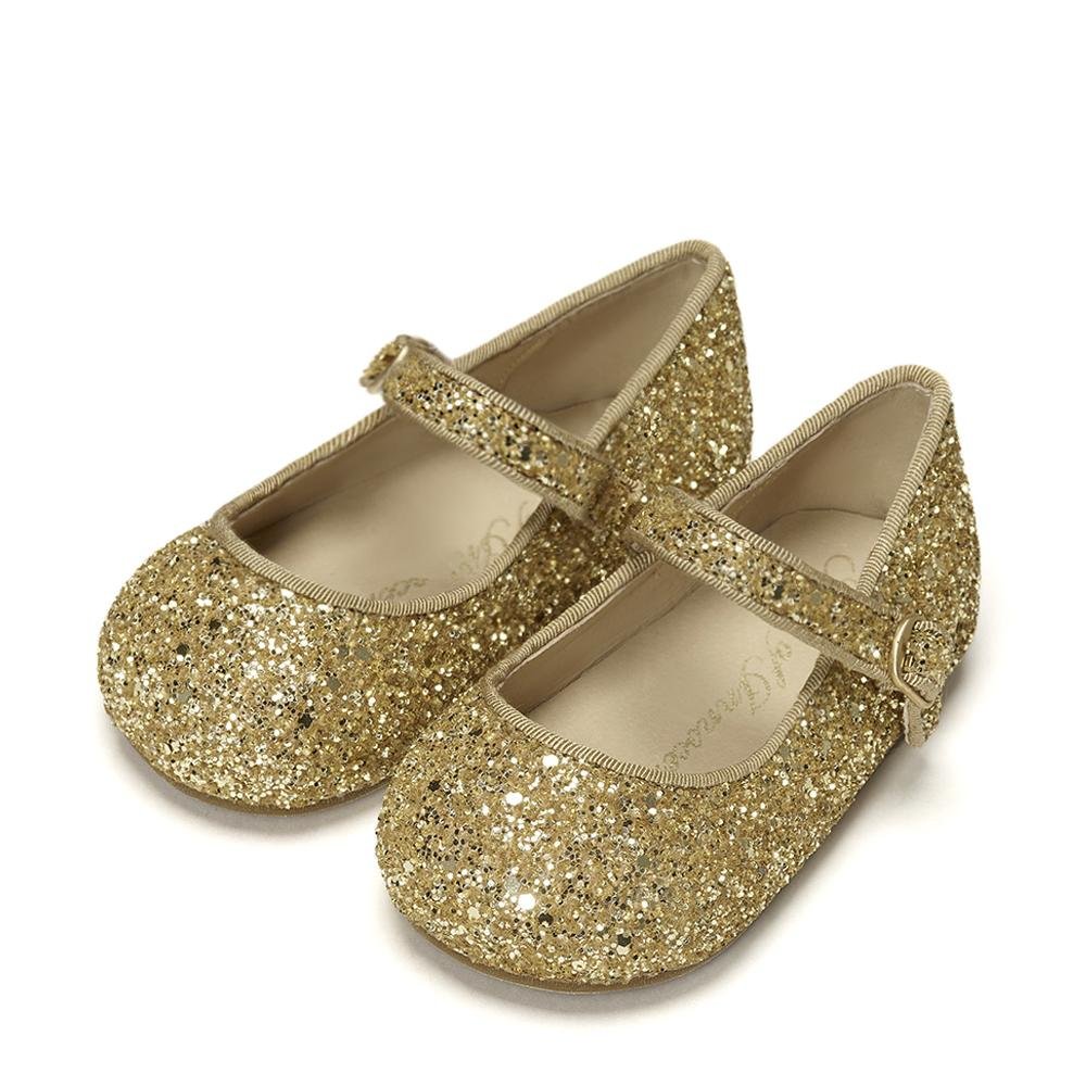 Eva Glitter Gold Shoes - Image 2