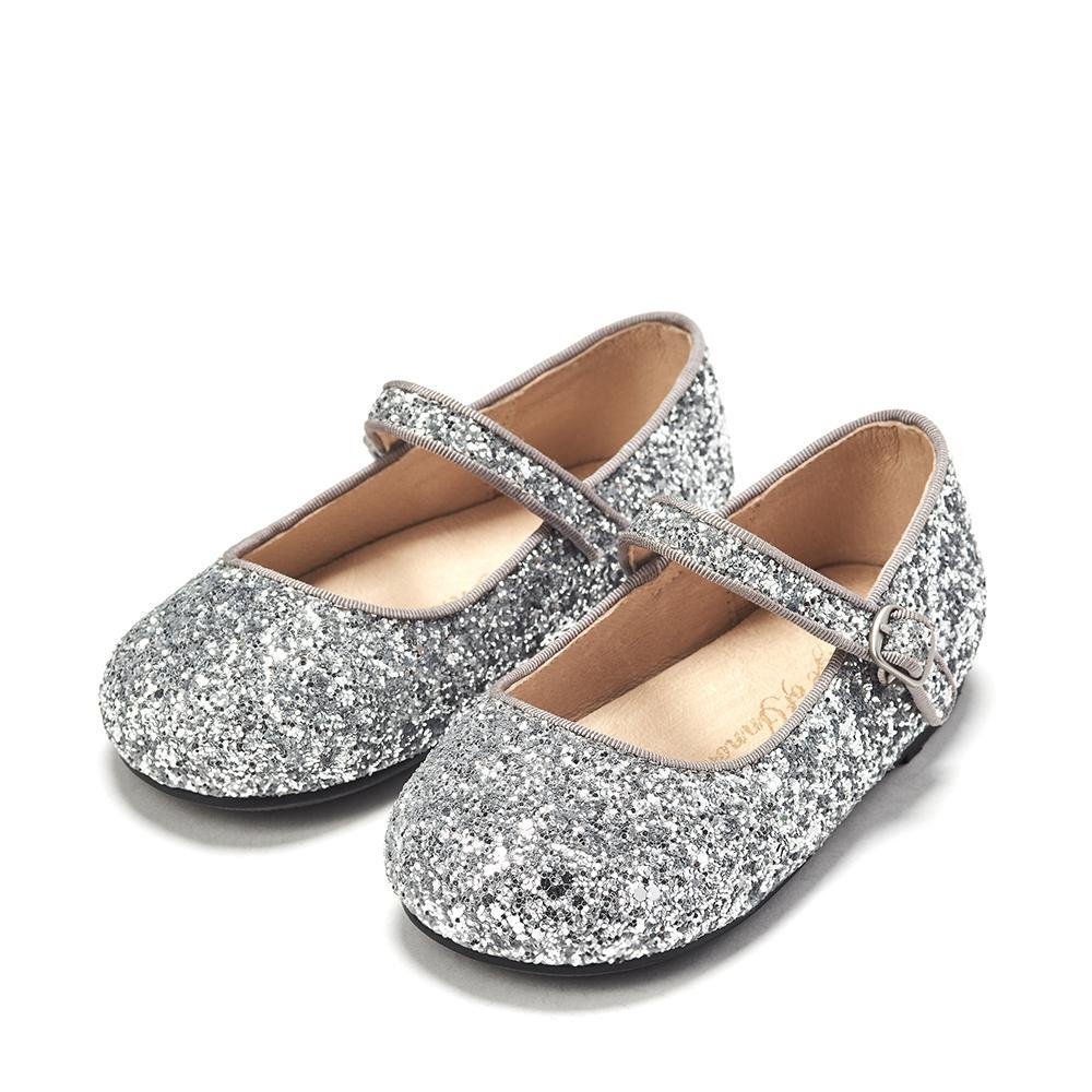 Eva Glitter Silver Shoes - Image 2