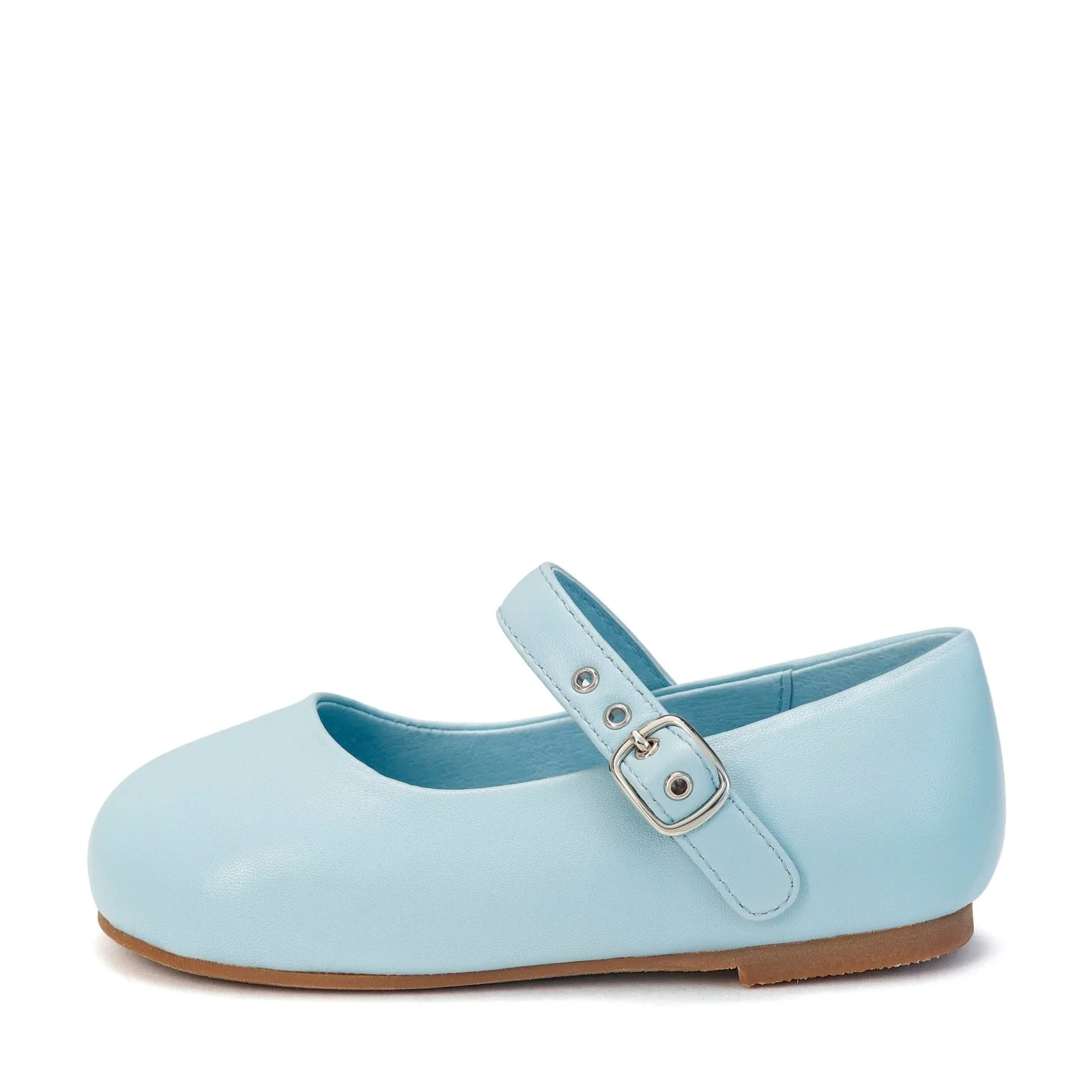 Eva Leather Blue Shoes