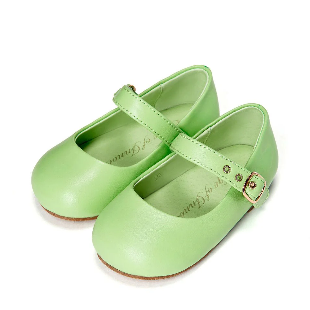 Eva Leather Green Shoes - Image 2