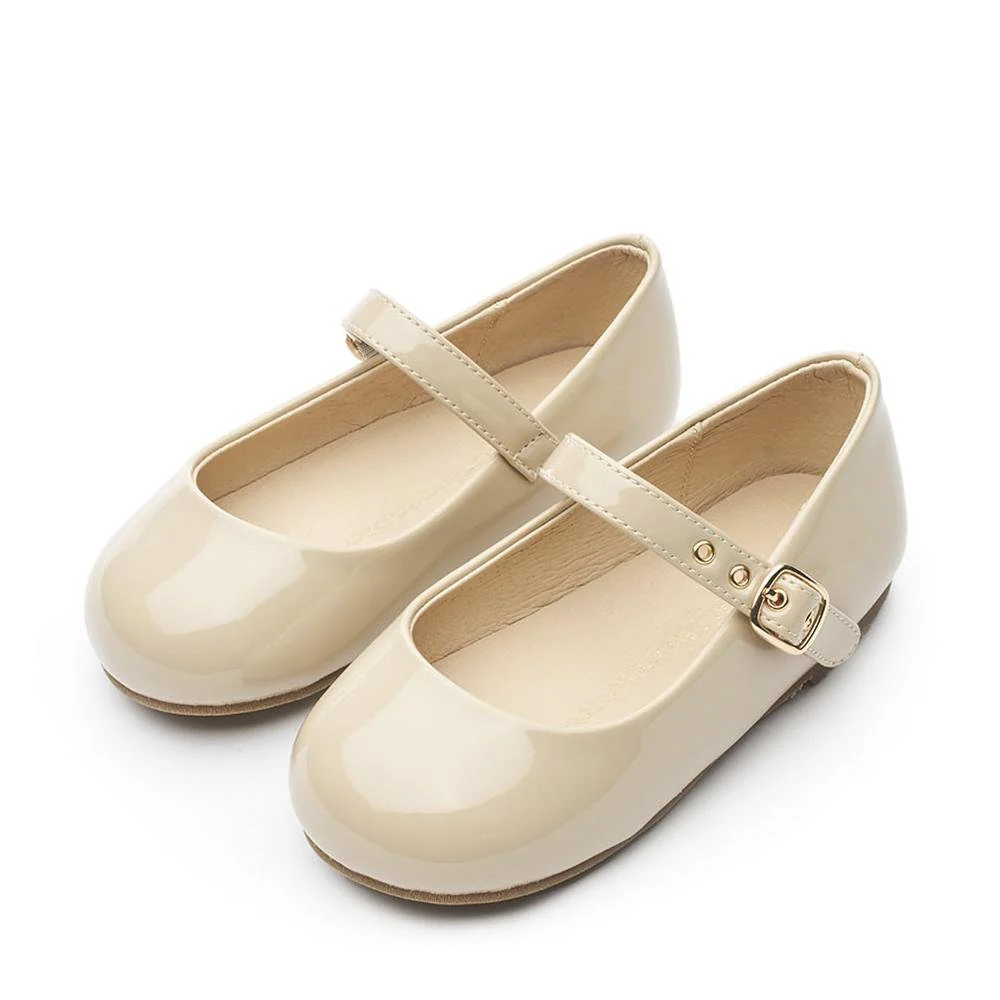 Eva PU Beige Shoes - Image 2