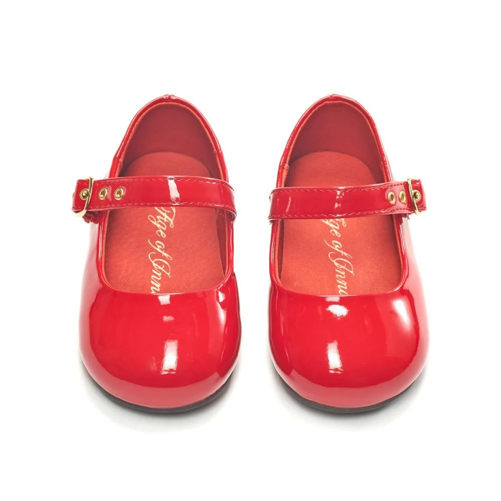 Eva PU Red Shoes - Image 3