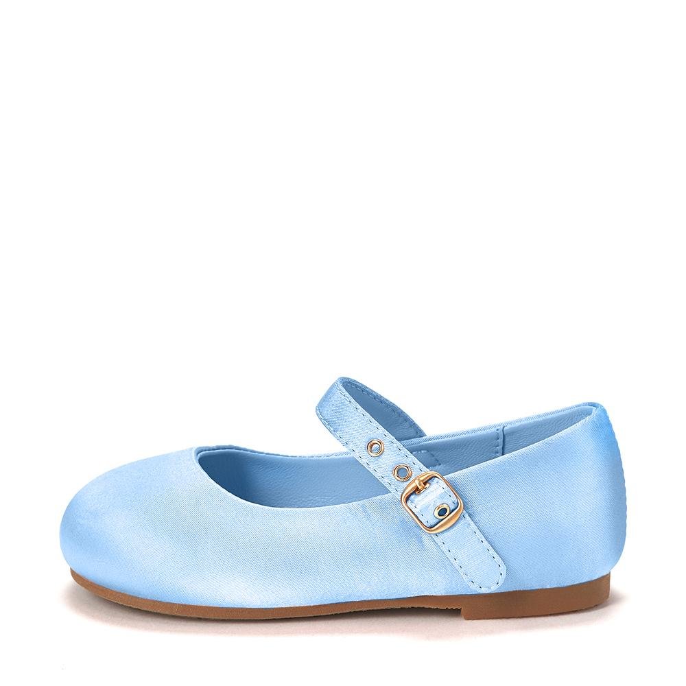 Eva Satin Blue Shoes