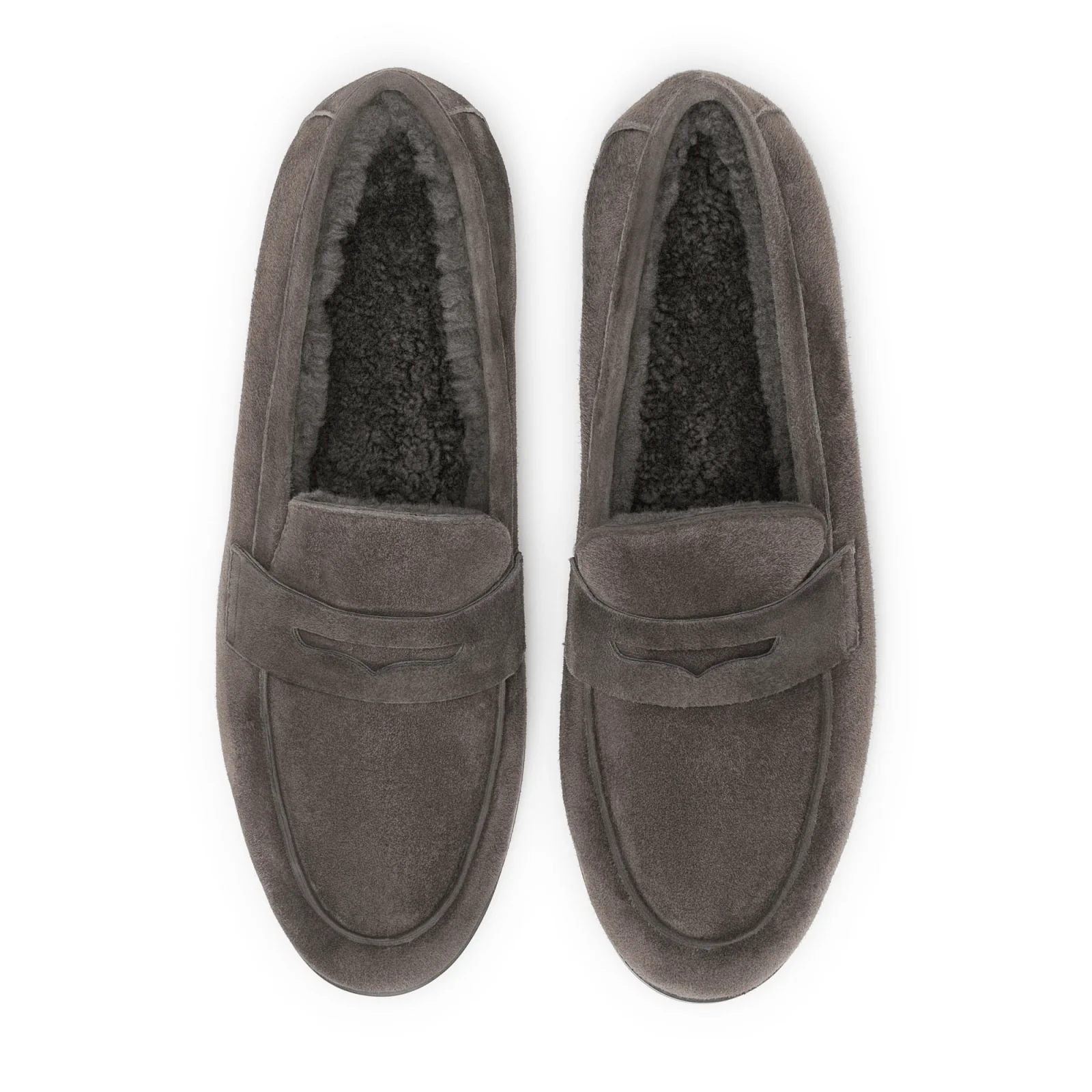 Farley Winter Dark Grey Loafers - Image 3