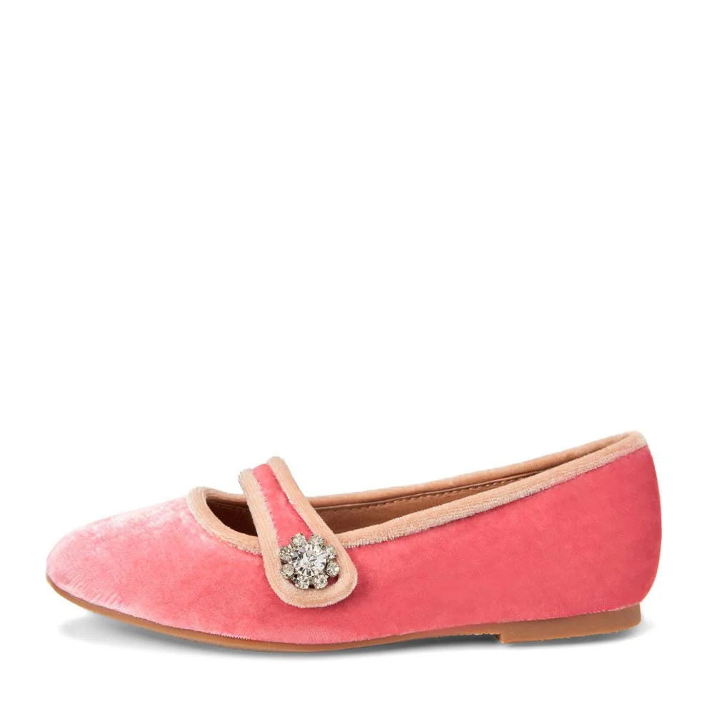 Fifi Pink/Beige Flats