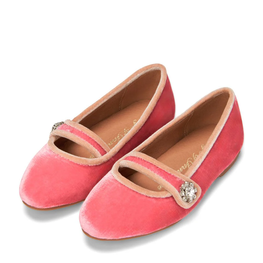 Fifi Pink/Beige Flats - Image 2