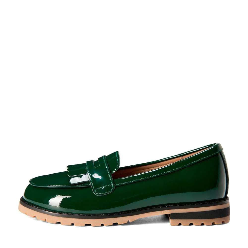 Francie Green Loafers