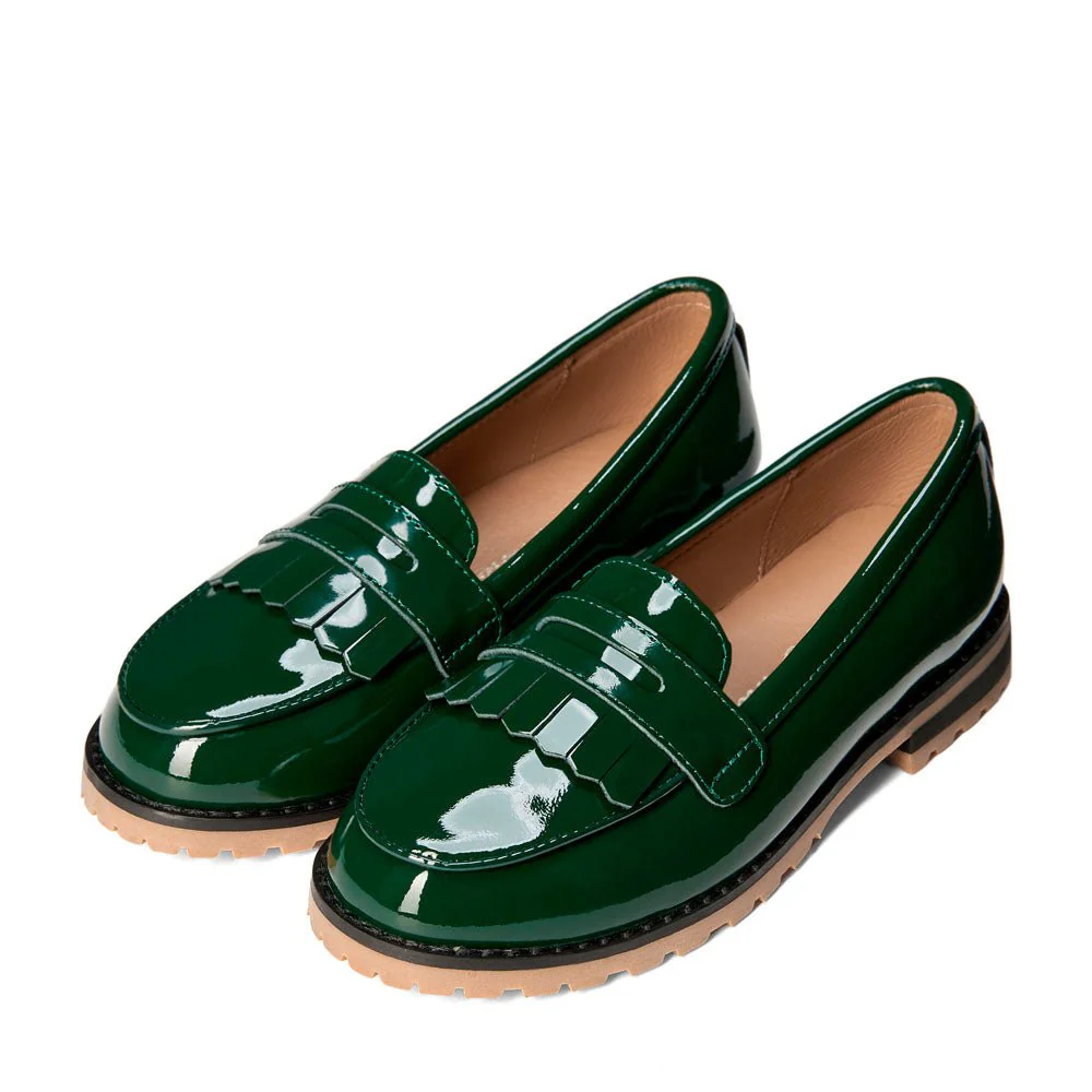 Francie Green Loafers - Image 2