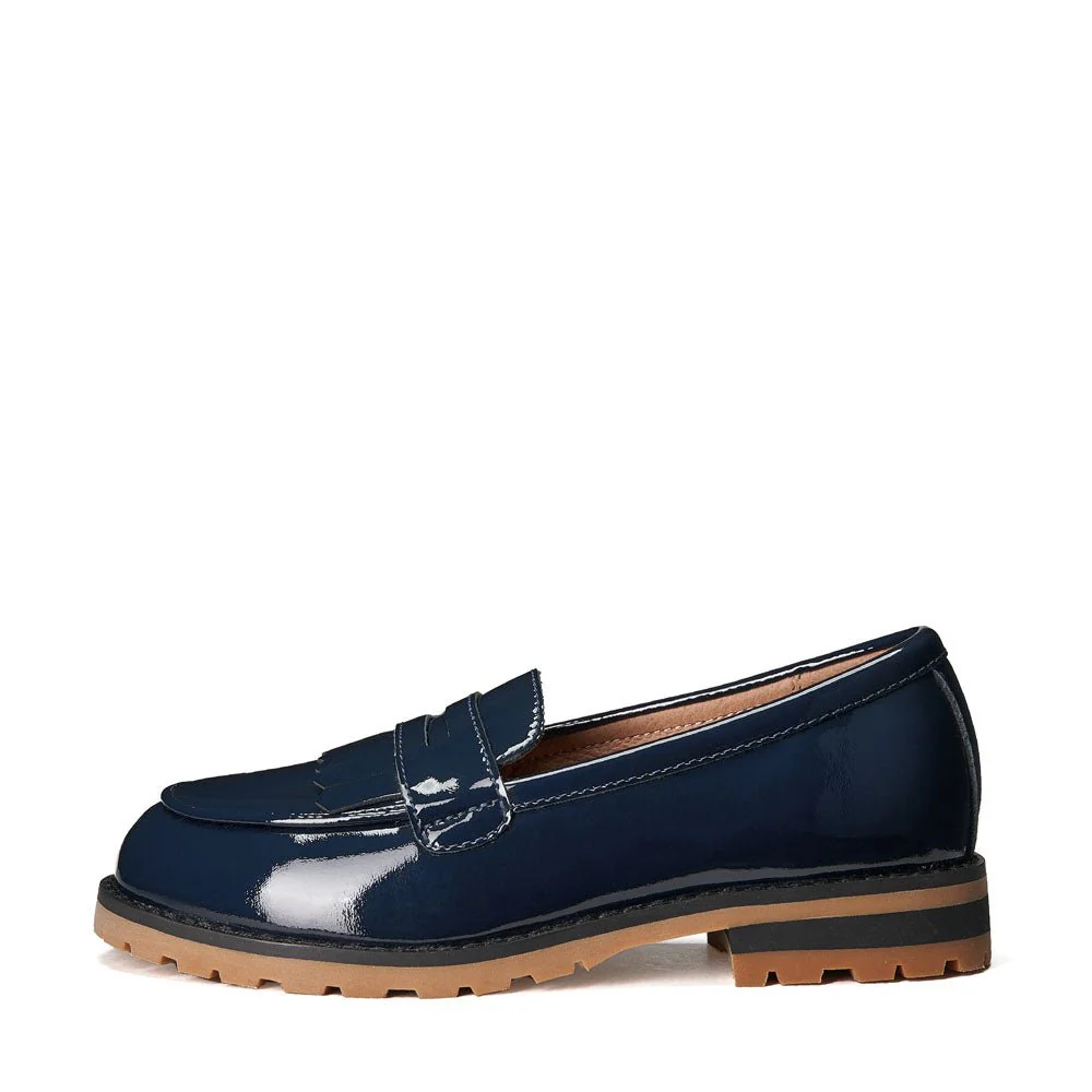 Francie Navy Loafers