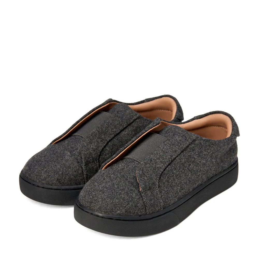 Frank Dark Grey Sneakers - Image 2
