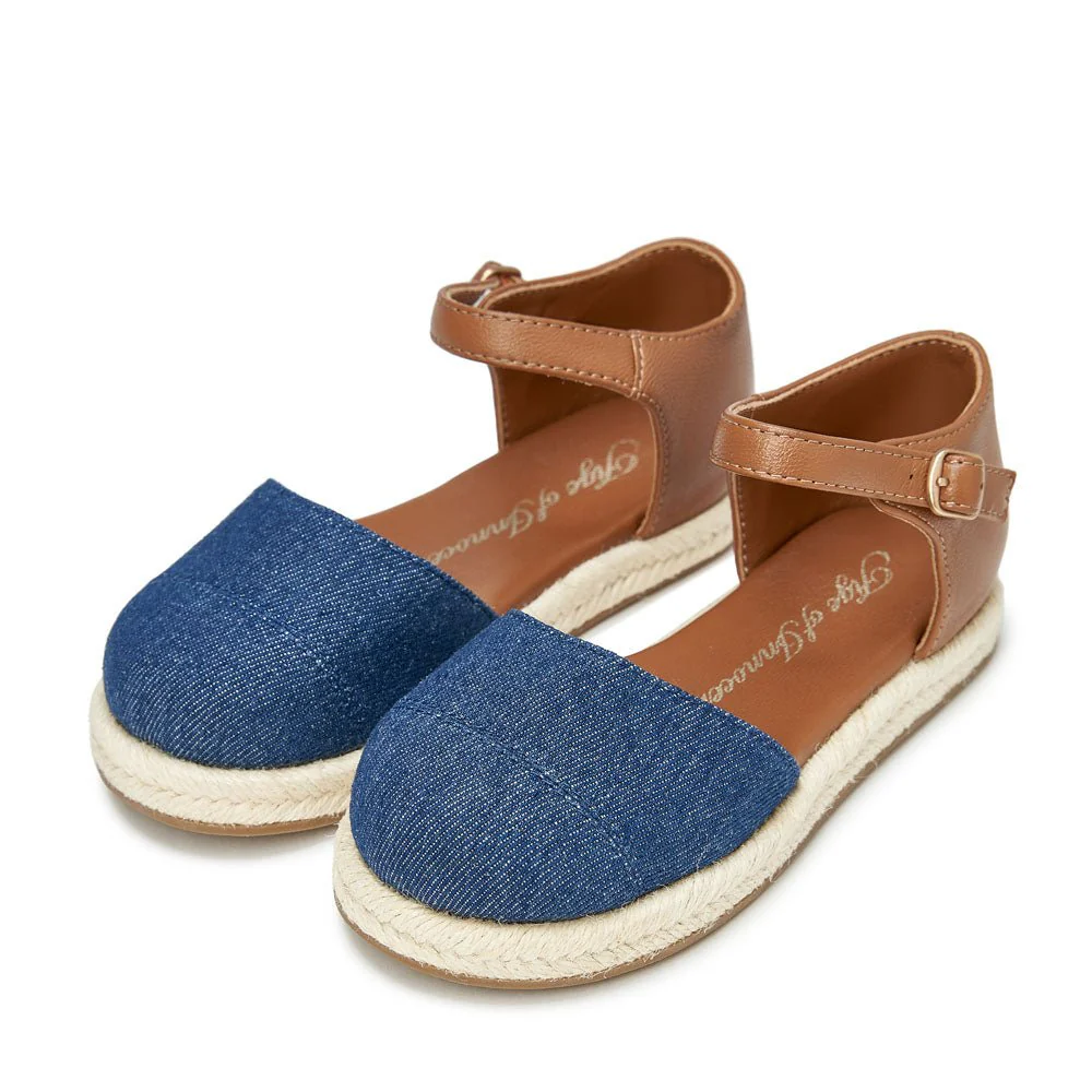 Freja 2.0 Navy/Camel Espadrilles - Image 2