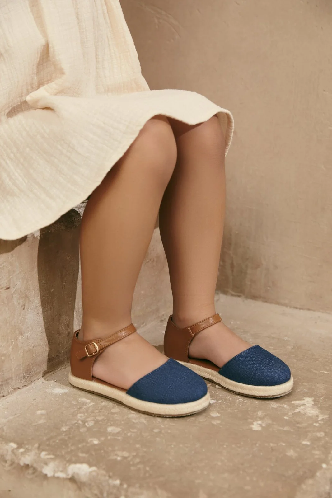 Freja 2.0 Navy/Camel Espadrilles - Image 5
