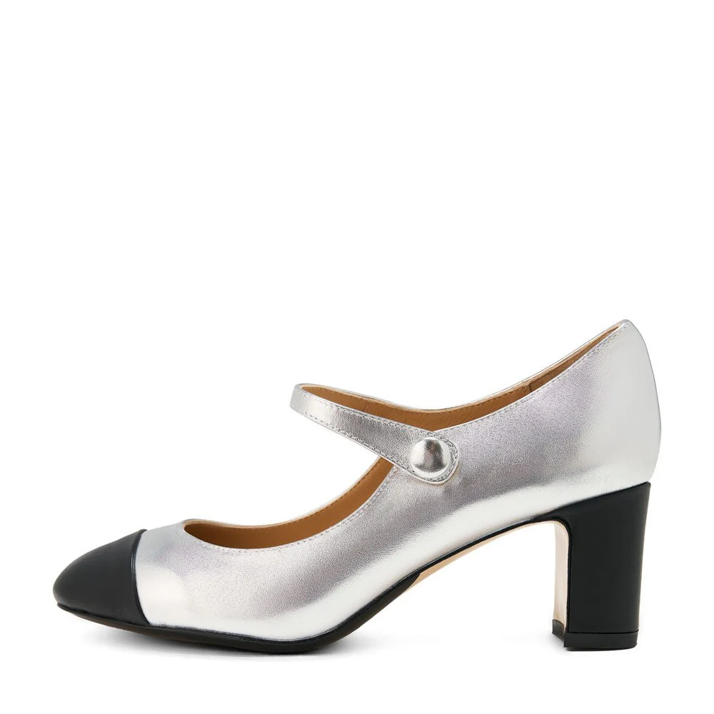 Gemma 2.0 Silver/black Shoes