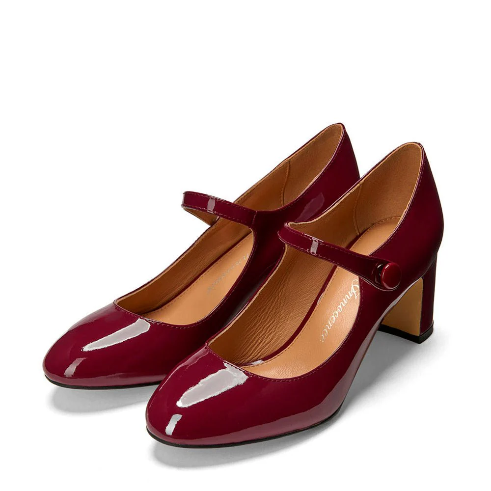 Gemma PL Burgundy Shoes - Image 2