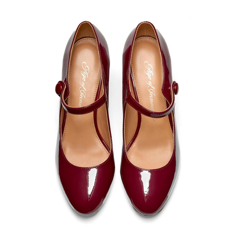 Gemma PL Burgundy Shoes - Image 3