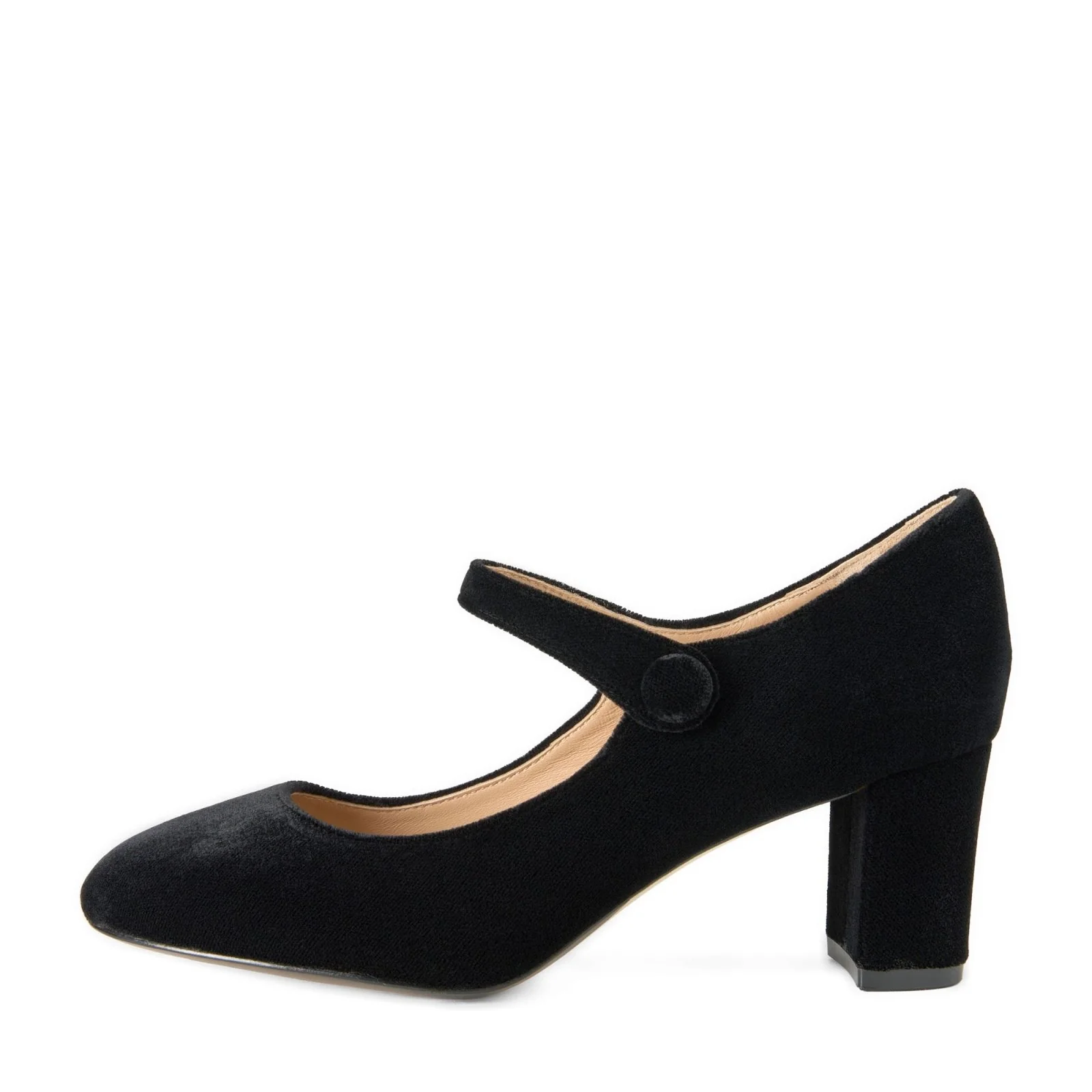 Gemma Velvet Black Shoes